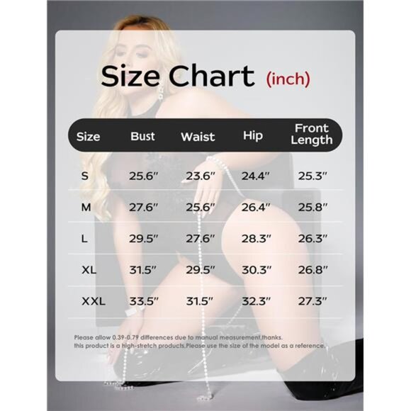 Women Teddy Lingerie Sexy Mesh Bodysuit Black - Picture 5 of 5